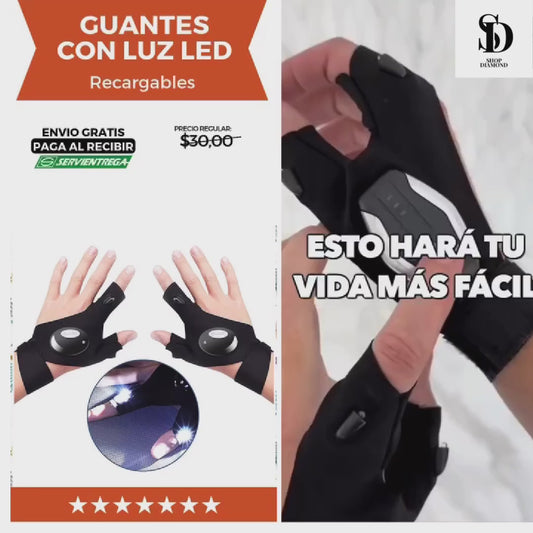 Guantes Con Luz Led